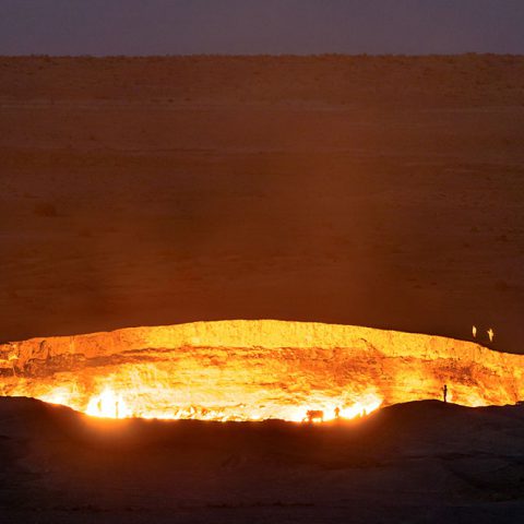 Les portes de l’enfer du désert de Karakoum