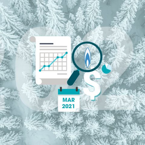 Prix du gaz en mars 2021 : l’hiver fait des heures sup.